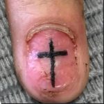 This amazing and crazy tattoo was done by @nigelburtontattoo How dope is this Yep is real, see